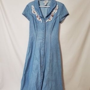 California Gold Rush Vintage Dress